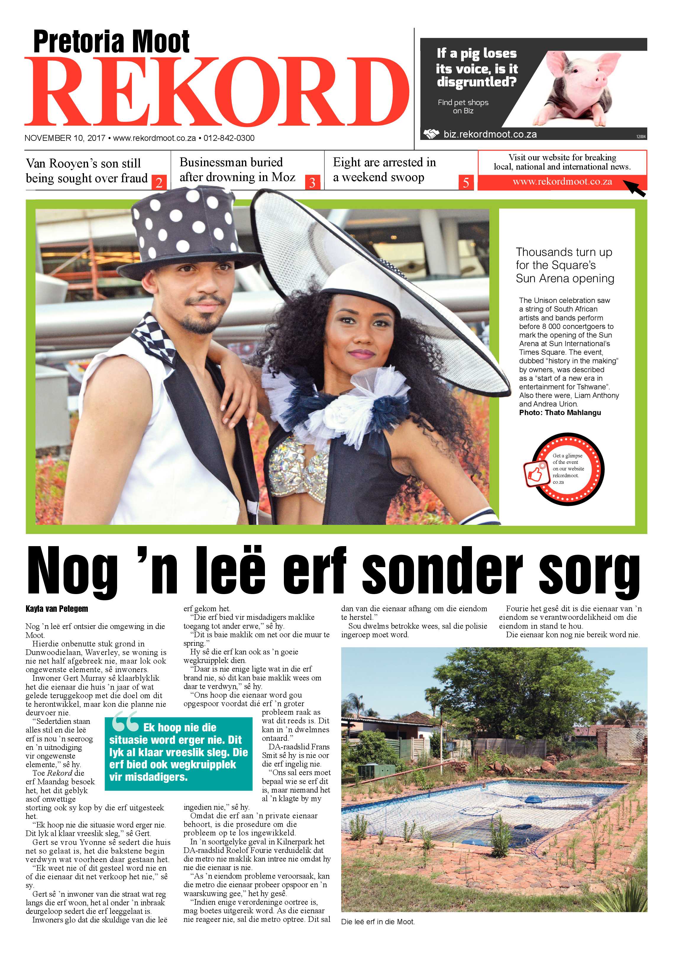 Rekord Moot 10 November 2017 page 1