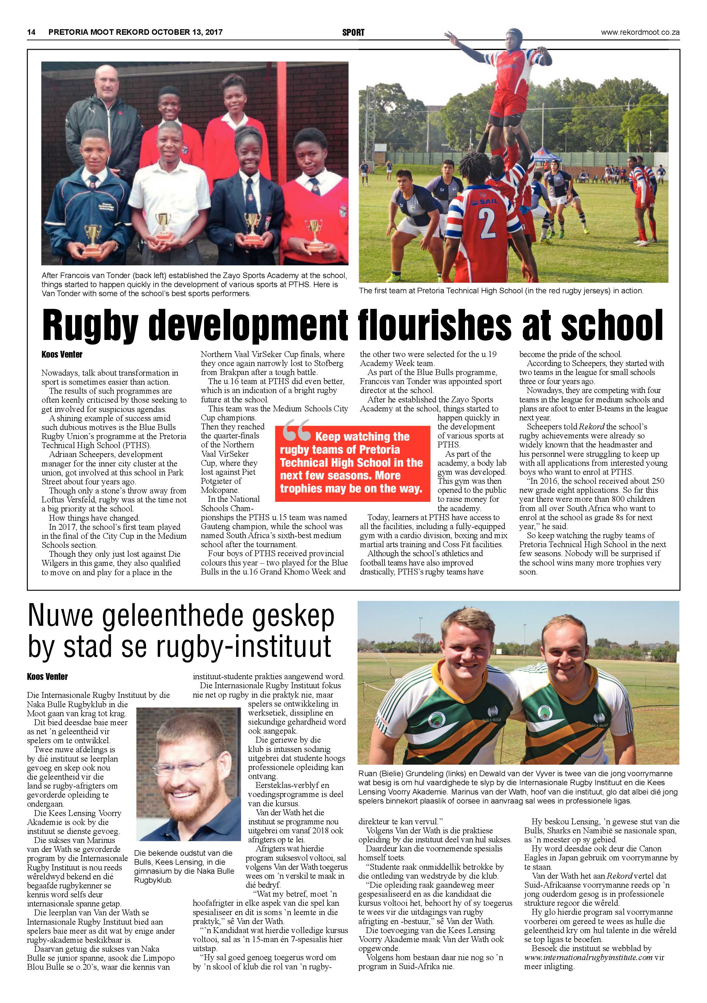 Rekord Moot 13 October 2017 page 14