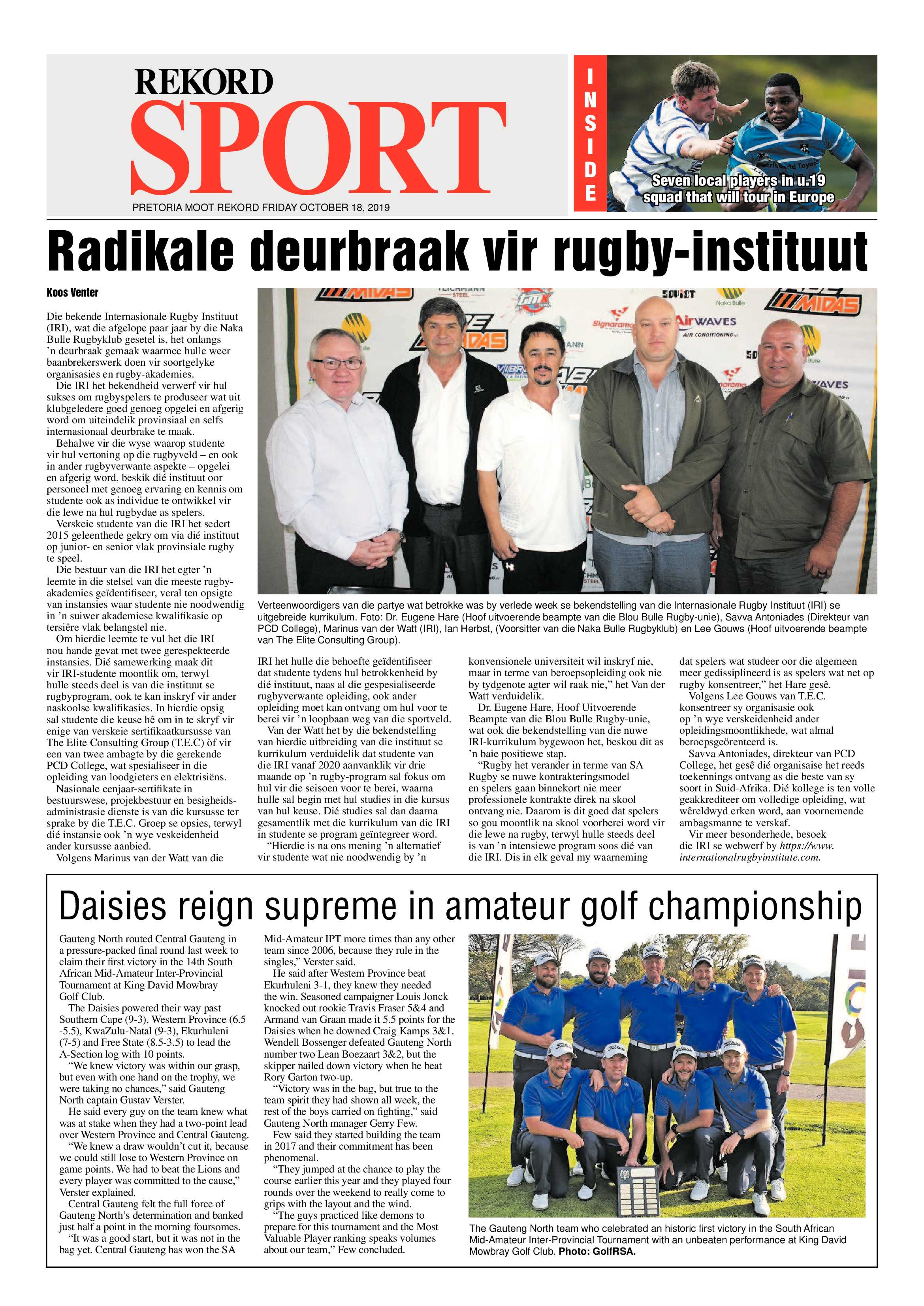 Rekord Moot 18 October 2019 page 12