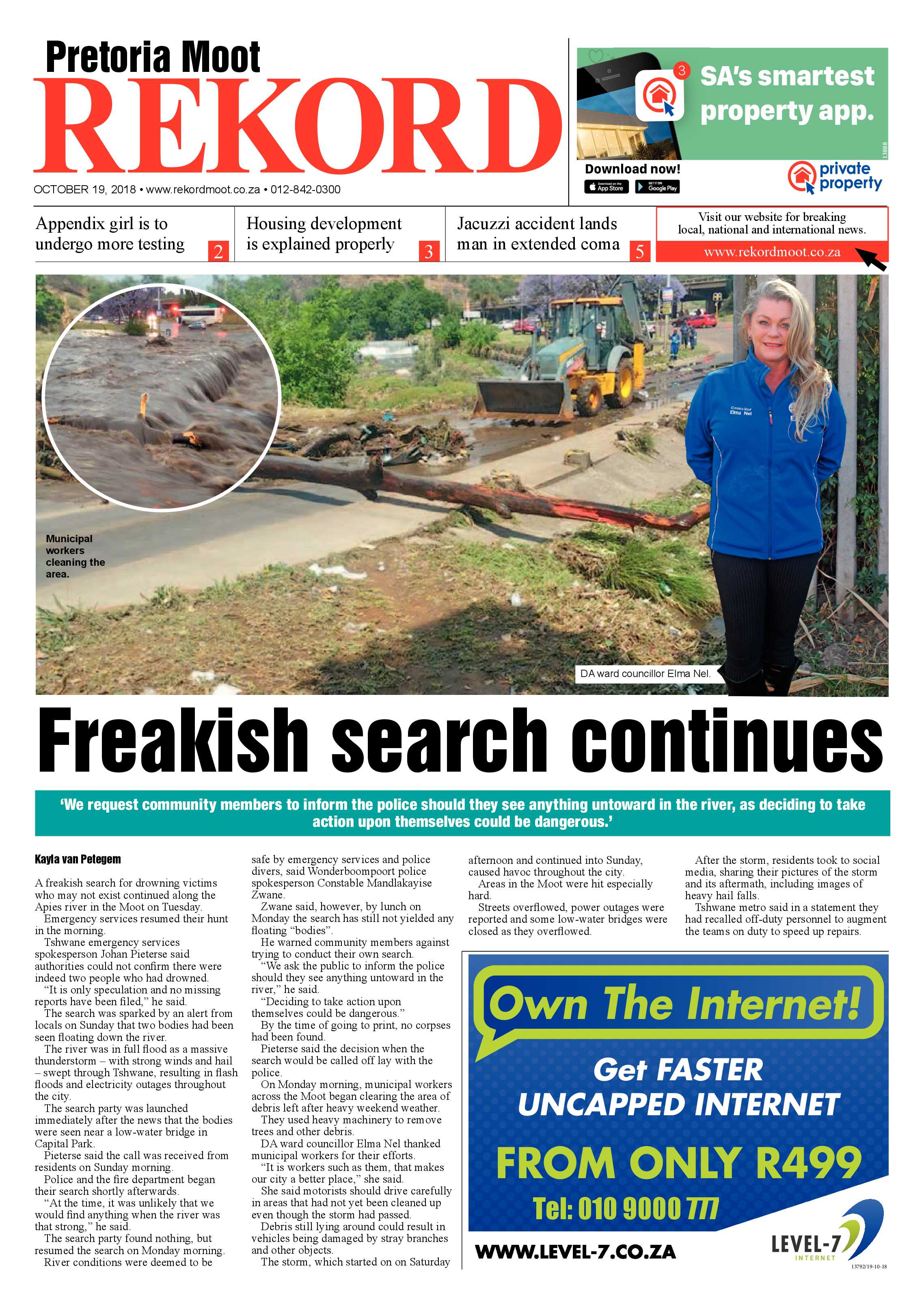 Rekord Moot 19 October 2018 page 1